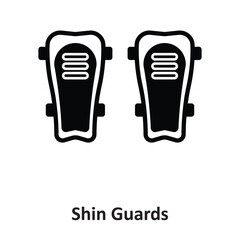 Shin Guards Vector icon which can easily modify or edit
