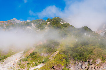日本の山岳風景
