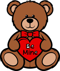 Valentine Bear Svg,Bear With A Heart Svg,Valentine Teddy Bear Svg,