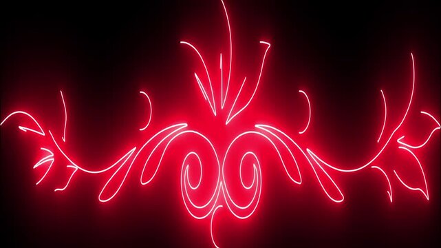 Abstract bright red background vector illustration with glowing hearts and a futuristic wave design for a love-themed Christmas wallpaper backdrop