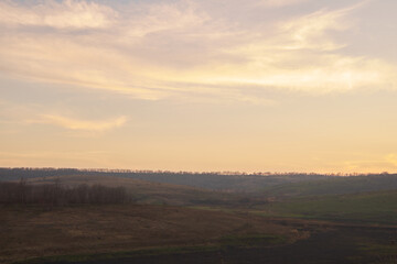 Beautiful landscape in Ukraine