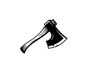 Timeless Tool Wilderness: Chopping Axe | Clean, isolated vector art for creative projects.