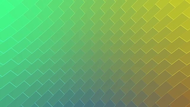 Abstract green geometric background with triangles and mosaic pattern