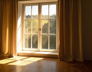 Obraz premium empty room with window