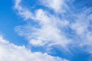 Obraz premium 初冬の空 青空と雲30