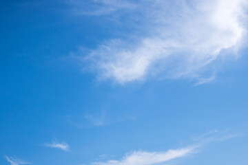 初冬の空　青空と雲32