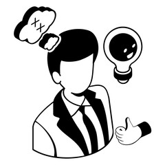 Positive Thinking Drives new idea isometric concept, Innovation Begins with genius mindset vector design, Business corporation sign, Powering Influencer of Tomorrow symbol, Sale Marketing illustration