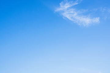 初冬の空　青空と雲46