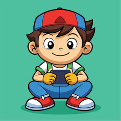 boy with baseball bat