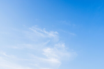 初冬の空　青空と雲50