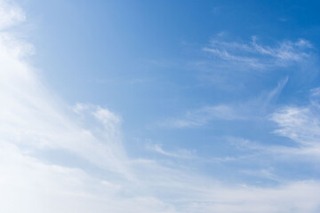 初冬の空　青空と雲53