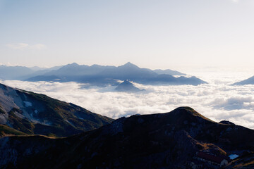 Fototapeta premium 日本の山岳風景