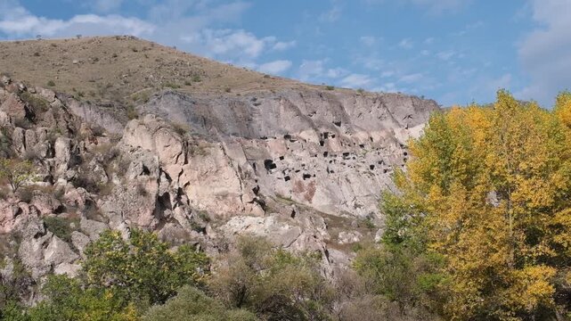 Vardzia a cave monastery was built during the reign of Queen Tamar, Georgia.