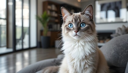cat on a window sill