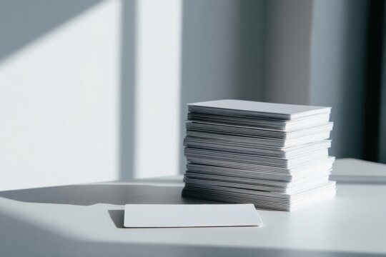 Minimalist Stack of Blank Cards