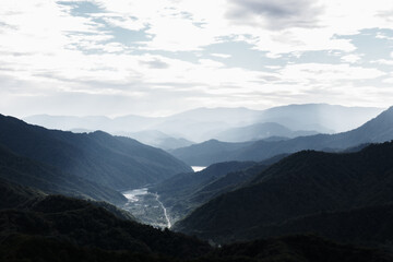 Obraz premium 日本の山岳風景