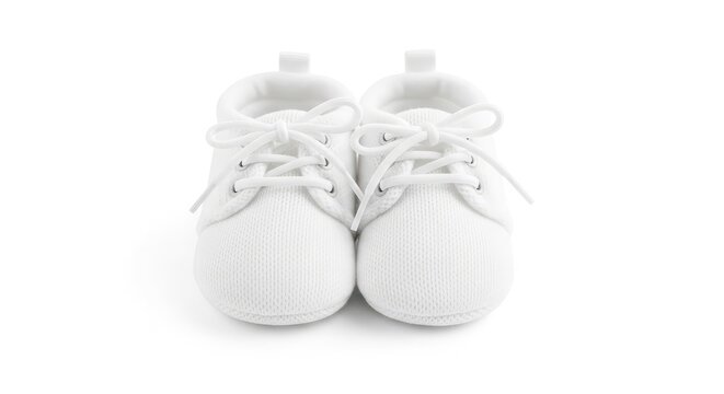 Adorable baby shoes for your little one's first steps, perfect for newborn photoshoots, baby shower invitations, and precious memory keepsakes