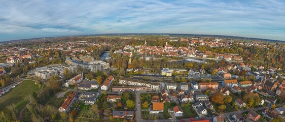 Herbstlicher Nachmittag rund um Landsberg am Lech in Oberbayern