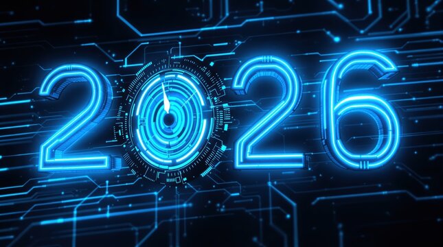 2026 digital technology concept