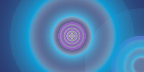 Blue and purple gradient circles background. Eps10 vector