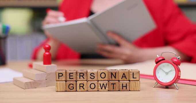 Exploring the journey of personal growth in a cozy study space filled with inspiration and determination