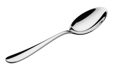 Elevate your dining experience with this elegant silver spoon, perfect for showcasing culinary creations and refined taste, great for restaurant promotions