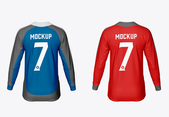 Long Sleeve Sport T-Shirt Mockup