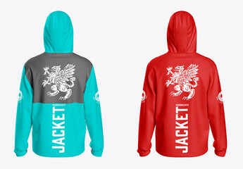 Windbreaker Jacket Mockup