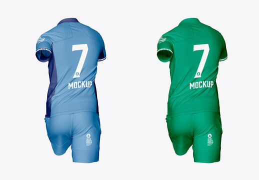 Men's Soccer Kit Mockup