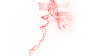 Ethereal crimson smoke wisps dance in darkness creating a mystical and abstract visual symphony