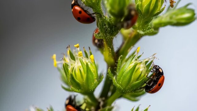 ladybird on a flower