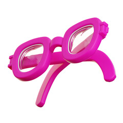 Beach Glasses 3d Illustration