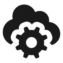 Cloud settings icon – representing cloud configuration, online system management, cloud maintenance, remote server setup, cloud computing optimization, and digital infrastructure control.

