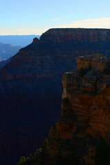 Hazy Sky Day At The Grand Canyon Arizona