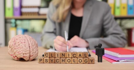 Exploring concepts in clinical psychology with handwritten notes and creative insights