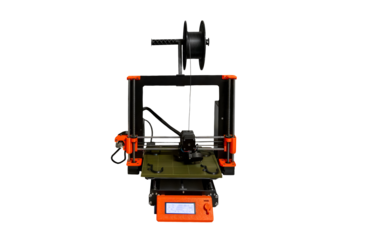 3D printer with filament spool isolated on transparent background