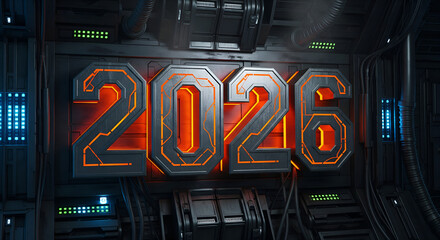 2026 A neon red casino sign illuminated against a black night sky is a concept of business lights