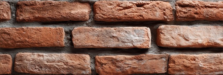 Obraz premium Brick wall with a brick in the middle