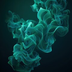 Teal Nebula Swirl