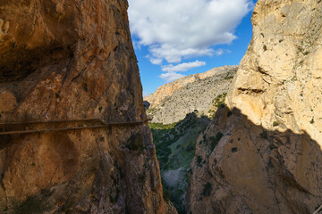 El Caminito del Rey walkway in Spain