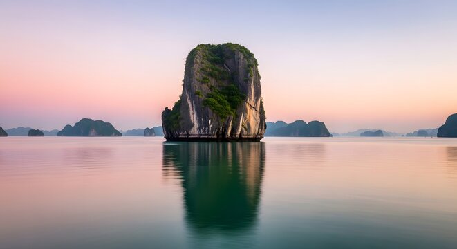 Picturesque rice terraces and a rural village in a mountainous Vietnam landscape - Powered by Adobe