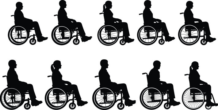 Business people silhouettes set, corporate men and women standing, professional team vector collection, office workers isolated on white background