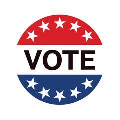 Vote sticker 
