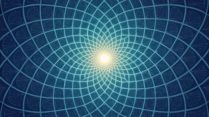 Fototapeta premium Abstract Hypnotic Spiral Pattern Vector Digital Wallpaper Design