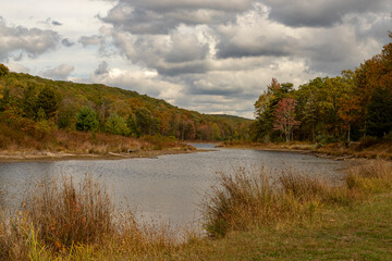 Blue Mountain Lake on an autumn afternoon