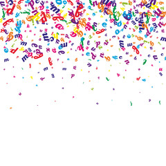 Concept of school background. Colorful childish