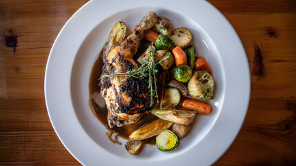 Roasted Chicken Plate