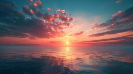 Concept of new beginnings in 2026 showing sunrise over horizon symbolizing hope growth and positive energy