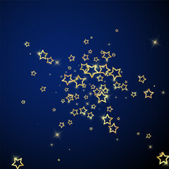 Fototapeta premium Twinkle stars scattered around randomly, flying,