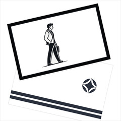 Corporate Business Card Template Vector